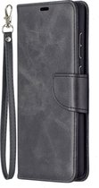 Samsung Galaxy A72 Hoesje - Mobigear - Excellent Serie - Kunstlederen Bookcase - Zwart - Hoesje Geschikt Voor Samsung Galaxy A72