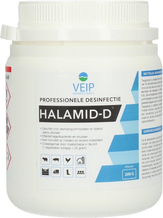 Veip Halamid-D Desinfectie 200 gram - Halamid-d