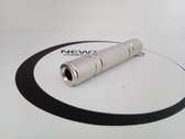 Newtronics Audio adapter 6.35mm vrouwelijk - 6.35mm vrouwelijk - stereo - gender changer