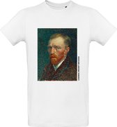 Van Gogh T-shirt - T-shirt Wit - T-shirt korte mouw - Maat S - Go Mama®