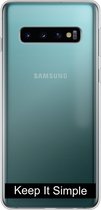 Samsung Galaxy S10 - Smart cover - Transparant - Simple