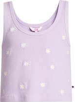 WE Fashion Meisjes geribde crop top met embroidery