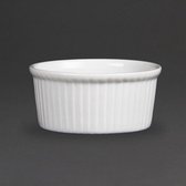 2x Crème brulée schaaltje / Ramekin - 9 cm - Olympia - geschikt voor oven, vriezer en vaatwasser