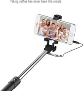 Ballinger - Selfiestick -  Draadloos selfiestick - Bluetooth shutter selfiestick - bluetooth foto's - selfie maken - Oplaadbaar Selfiestick - Micro usb - Universeel selfiestick