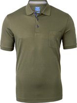 OLYMP modern fit poloshirt - active dry - donkergroen -  Maat: 4XL