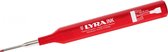 Lyra 4480017 Ink Merkstift voor diepe gaten - Rood