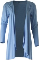 MOOI! Company - Espro los vallend vest - Zonder knopen - T-shirt materiaal - Kleur Sea Blue - L
