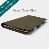 Greenstory - Vegan Cover - bescherm hoes voor notitieboek - A5 - Clay