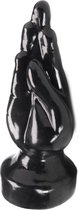 XXLTOYS - Finger - Fist Plug- Inbrenglengte 21 X 8.8 cm - Black - Uniek design Buttplug - Stevige Anaal plug - Made in Europe - zwaargewicht 1066 Gram