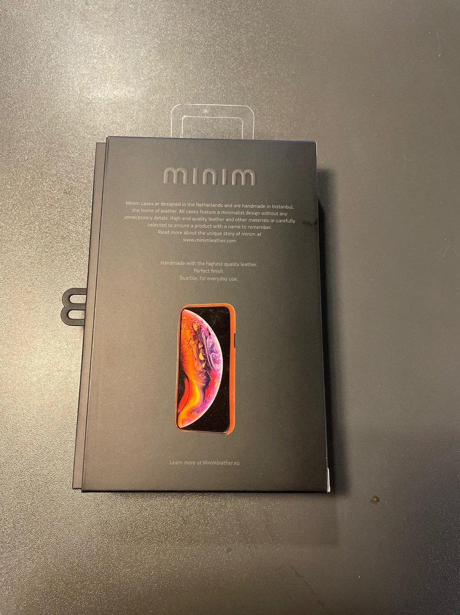 Minim - iPhone X/XS - Backcover Bruin