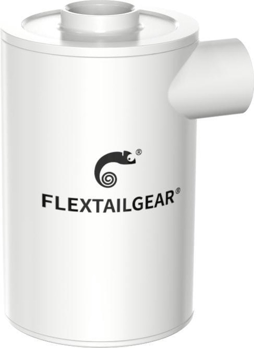 Flextail Gear luchtbed pomp Max Pump 2020 - Elektrische luchtpomp pomp luchtbed 3600 mAh - Luchtbedpomp oplaadbaar -  Wit - Flextail Gear