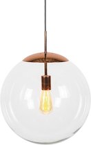 QAZQA ball - Moderne Hanglamp - 1 lichts - Ø 400 mm - Koper - Woonkamer | Slaapkamer | Keuken
