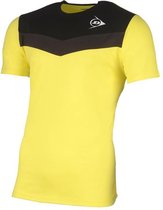 Dunlop essential t shirt geel antraciet maat XL