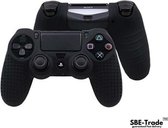 SBE-Trade™ - Flexible siliconen beschermings hoesje voor Sony PS4 Game Controller (zwart)