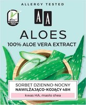 Aa - Aloe 100% Aloe Vera Extract Hydro Sorbet Sorbet Day-Night Moisturizing And Soothing 48H 50Ml