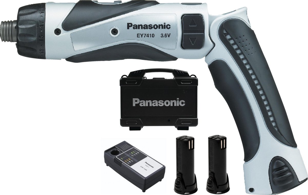 Panasonic EY7410LA2S 3.6V Li-Ion accu pen boor-/schroefmachine set (2x  1.5Ah accu) in... | bol.com