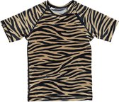 Beach & Bandits - UV Zwemshirt voor kinderen - Tiger Shark - Bruin - maat 104-110cm
