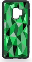 Green triangles Telefoonhoesje - Samsung Galaxy S9