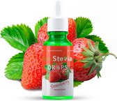Stevia drops aardbei - 50ml druppelflesje - Zoetstof - Suiker vervanger - Purestevia