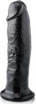 XXLTOYS - Mimas - Large Dildo - inbrenglengte 23 X 6 cm - Black - Uniek Design Realistische Dildo – Stevige Dildo – voor Diehards only - Made in Europe