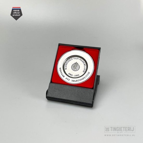 Miniatuur Kampioensschaal - Eredivisie 1992/1993 - Originele miniatuur - Officieel KNVB product - Schaal Feyenoord - Cadeau Feyenoord - Feyenoord artikelen - Kampioen