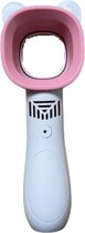 Draagbaar Bladloos Mini Ventilator (Roze) - USB Oplaadbaar 2000 mAh Batterij - 3 Snelheden - Draagbare Kleine Bladloze Tafelventilator - Mobiele Tafel Fan - Bureau Luchtkoeler Airco - Hand Wa