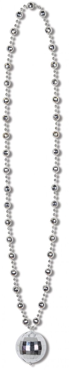 360 DEGREES - Zilverkleurige disco bol ketting