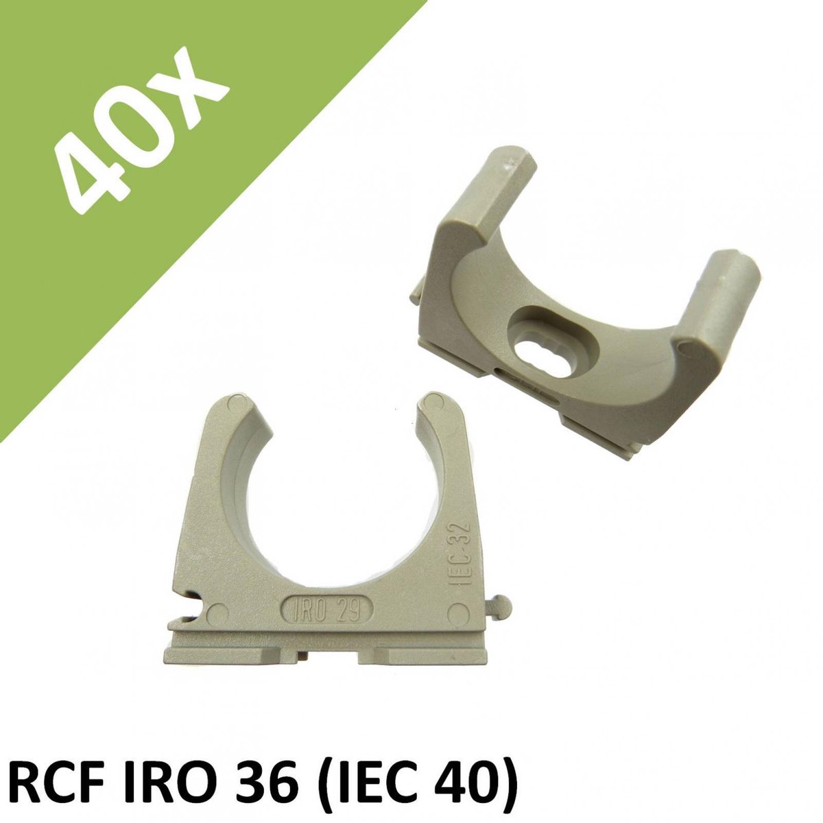 Fischer pipe clip RC F IRO IEC -