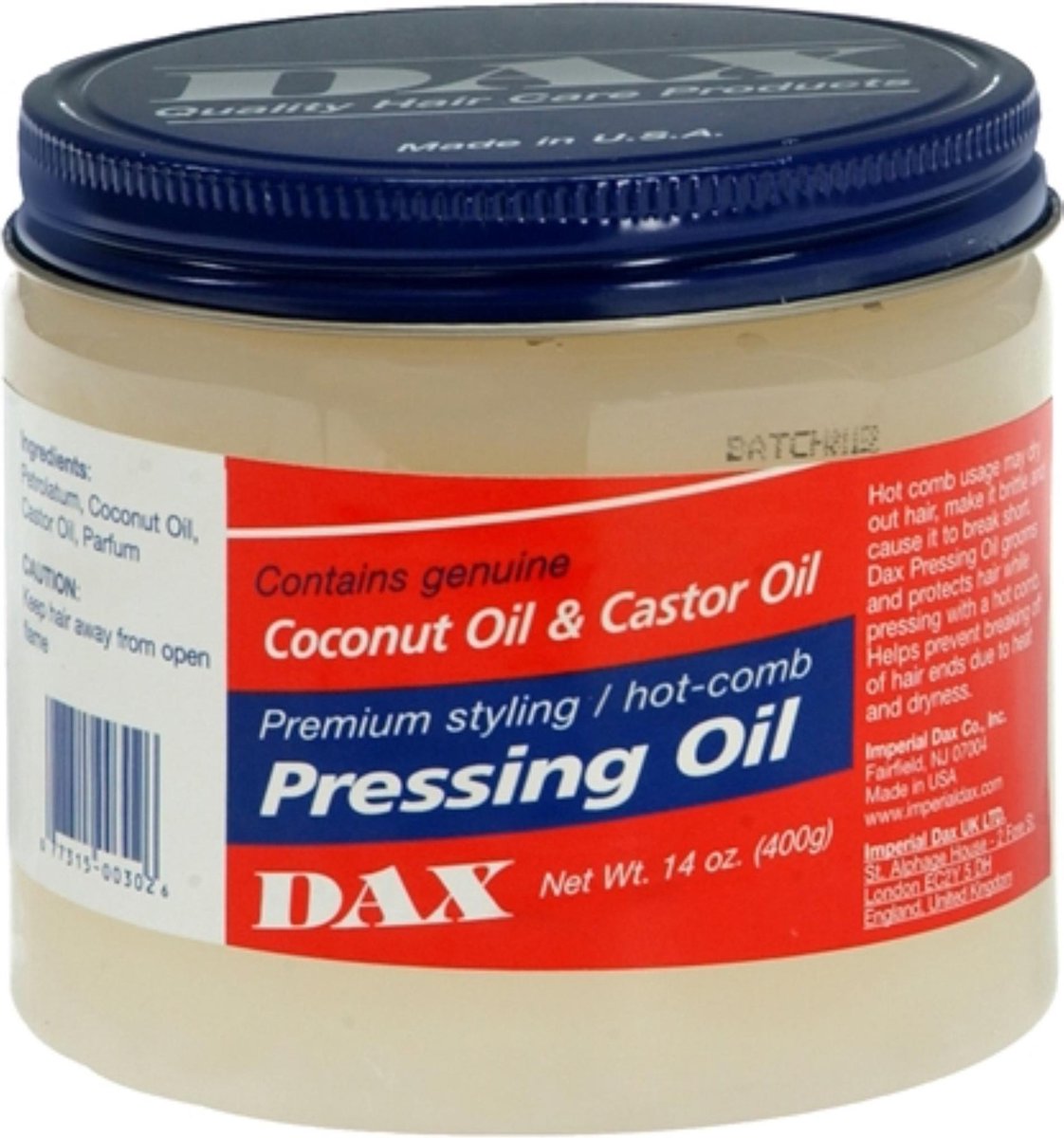 Dax - Pressing Oil - 397 gr