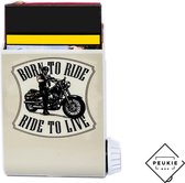 Peukiebox™ - Born to ride - Asbak voor buiten - Sigarettendoosje - Sigarettenhouder - Draagbare asbak | De oplossing voor peukafval op straat