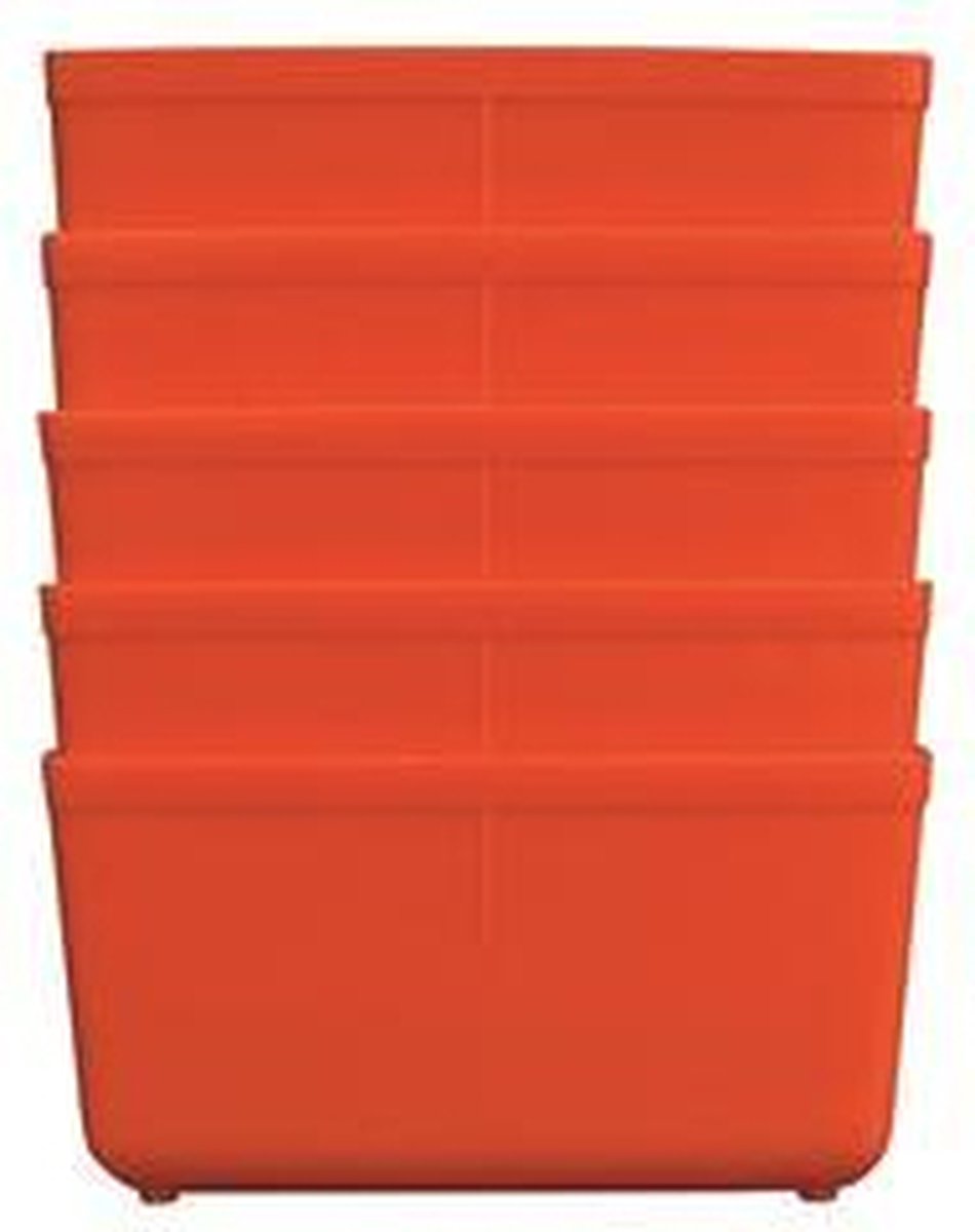 ERRO Inzetbakje Oranje CombiBox 2 - 5 Stuks
