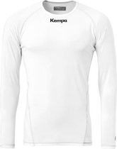 Kempa Attitude Thermo Shirt Lange Mouw Wit Maat 3XL