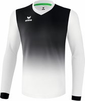 Erima Leeds Shirt Lange Mouw Wit-Zwart Maat L