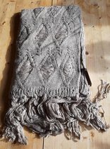 Sjaal big winter taupe