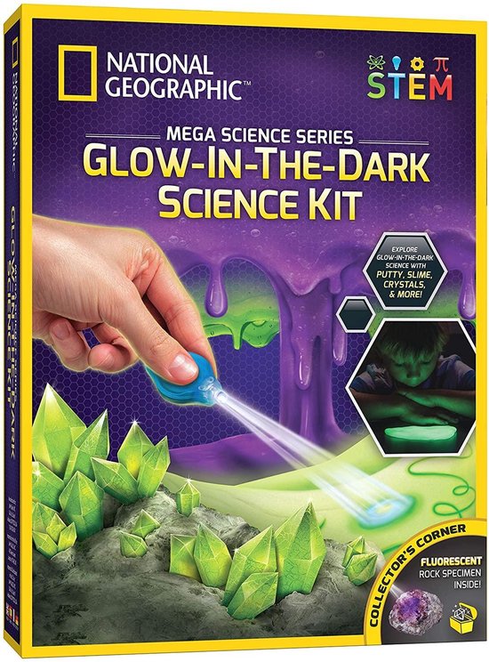 National Geographic Glow in the Dark Science Kit - Experimenteerset | bol