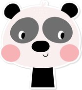 Meestersticker panda muurdecoratie - muurcirkel - kinderkamer - babykamer