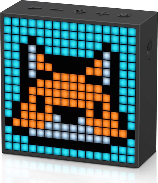 Divoom™ - Timebox Evo - Pixelart Bluetooth Speaker - Zwart Wekker van Divoom — afbeelding 2