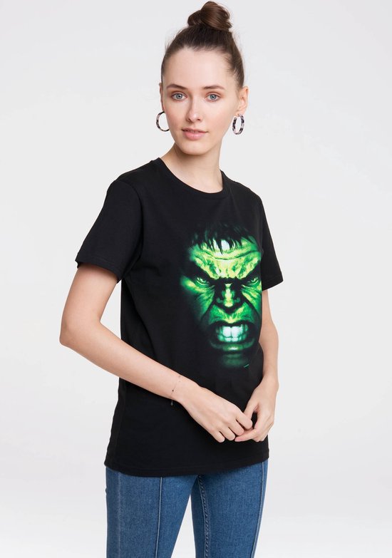 Logoshirt T-Shirt Marvel - Hulk Gesicht