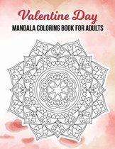 Valentine Day Mandala Coloring Book For Adults