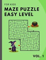 Maze Puzzle EASY Level for KIDS - vol. 1