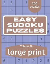 Easy Sudoku Puzzles: Sudoku Puzzle Book for Everyone With Solution Vol 14