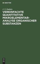 Vereinfachte Quantitative Mikroelementaranalyse Organischer Substanzen