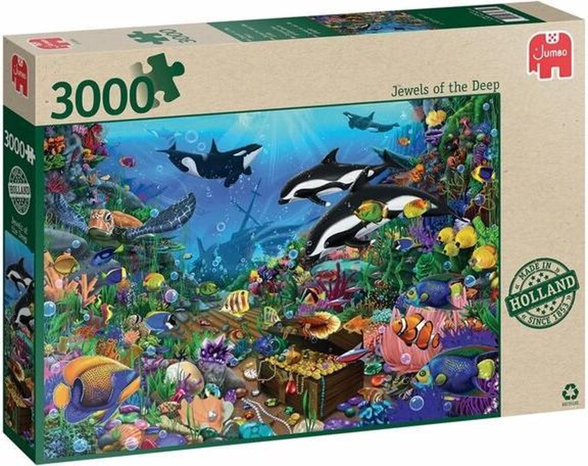 Puzzle 3000 pièces : paradis aquatique Castorland