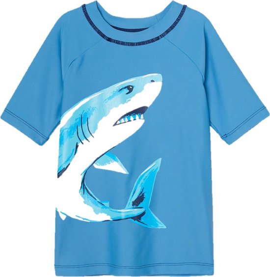 Hatley Jongens UV Zwem Tshirt Deep Shark - bol.com