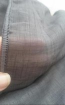 Vitrage Inbetween stof(dunne stof) Donker grijs 7 meter