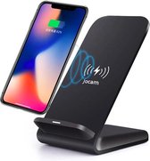 Jocam - Qi draadloze Oplader - Universeel Wireless Charger - Snellader 15W - zwart