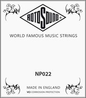 Snaar elektrische/akoestische gitaar Rotosound NP022 Stainless steel .022