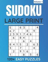Sudoku Large Print 120+ Easy Puzzles