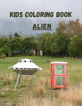 Kids Coloring Book Alien