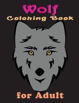 Wolf Coloring Book For Adult